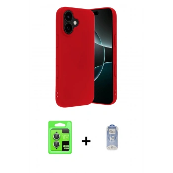 MARSİLYAN™- iPhone 17 Kılıf Ahenk Serisi - Siyah Joko Magic 5D Cam + Raze Metal Kamera Lens - AKYL