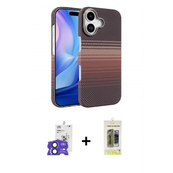 MARSİLYAN™- iPhone 17 Kılıf Doruk Serisi - Siyah Joko Magic 5D Hayalet Cam + Bilvis Titan Kamera Lens - SH