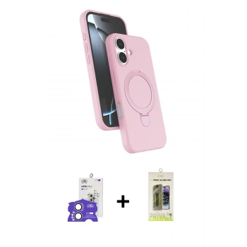 MARSİLYAN™- iPhone 17 Kılıf İz Işık Koleksiyonu - Siyah Joko Magic 5D Hayalet Cam + Bilvis Titan Kamera Lens - LA