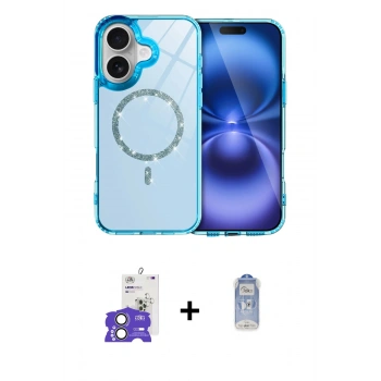 MARSİLYAN™- iPhone 17 Kılıf Kıvılcım Form Prime - Siyah Joko Magic 5D Cam + Bilvis Titan Kamera Lens - AKYL