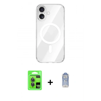 MARSİLYAN™- iPhone 17 Kılıf Kutup Klasik Serisi - Siyah Joko Magic 5D Cam + Raze Metal Kamera Lens - GI