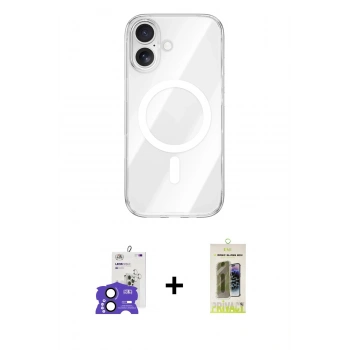 MARSİLYAN™- iPhone 17 Kılıf Kutup Klasik Serisi - Siyah Joko Magic 5D Hayalet Cam + Bilvis Titan Kamera Lens - SH