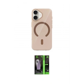MARSİLYAN™- iPhone 17 Kılıf Pusula Form Özel Seri - Siyah 360 Mat Full Body Arka Koruyucu