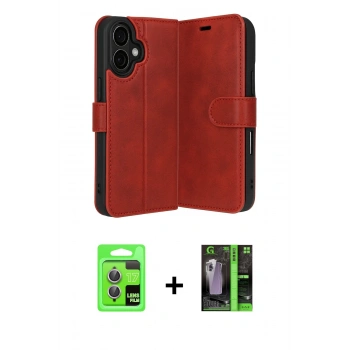 MARSİLYAN™- iPhone 17 Kılıf Siluet Işık Serisi - Siyah 360 Mat Full Body Arka Koruyucu + Raze Metal Kamera Lens - AKMR