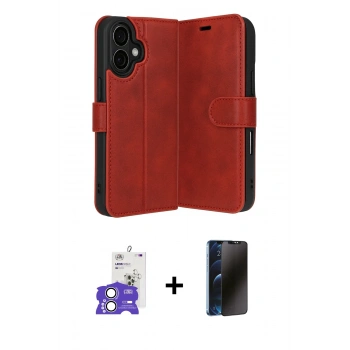 MARSİLYAN™- iPhone 17 Kılıf Siluet Işık Serisi - Siyah 3D Antistatik Hayalet Cam Ekran Koruyucu + Bilvis Titan Kamera Lens - GS