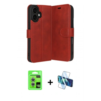 MARSİLYAN™- iPhone 17 Kılıf Siluet Işık Serisi - Siyah 3D Antistatik Seramik Nano Ekran Koruyucu + Raze Metal Kamera Lens - GS