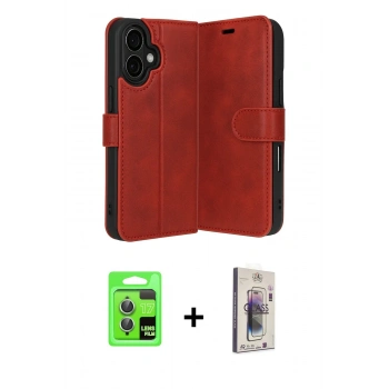 MARSİLYAN™- iPhone 17 Kılıf Siluet Işık Serisi - Siyah Bilvis 3D Cam Ekran Koruyucu + Raze Metal Kamera Lens - AKYL