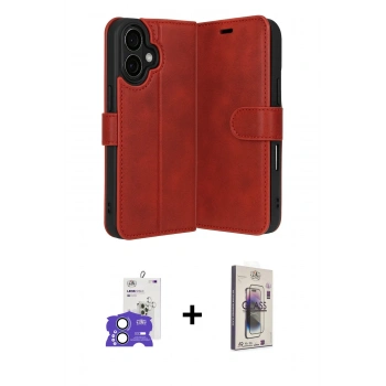 MARSİLYAN™- iPhone 17 Kılıf Siluet Işık Serisi - Siyah Bilvis 3D Cam Ekran Koruyucu + Bilvis Titan Kamera Lens - AKMI