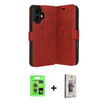 MARSİLYAN™- iPhone 17 Kılıf Siluet Işık Serisi - Siyah Bilvis 3D Cam Ekran Koruyucu + Raze Metal Kamera Lens - AKMR