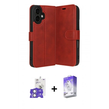 MARSİLYAN™- iPhone 17 Kılıf Siluet Işık Serisi - Siyah Bilvis 5in1 3D Magic Cam Ekran Koruyucu + Bilvis Titan Kamera Lens - GS