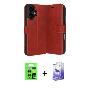 MARSİLYAN™- iPhone 17 Kılıf Siluet Işık Serisi - Siyah Bilvis 5in1 5D Magic Hayalet Cam Ekran Koruyucu + Raze Metal Kamera Lens - AKYL