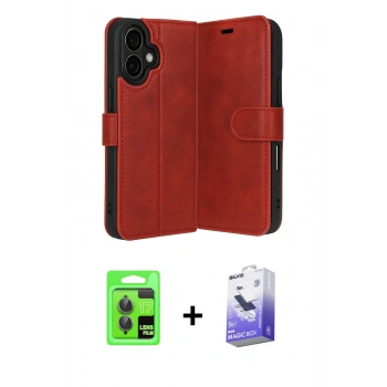 MARSİLYAN™- iPhone 17 Kılıf Siluet Işık Serisi - Siyah Bilvis 5in1 5D Magic Hayalet Cam Ekran Koruyucu + Raze Metal Kamera Lens - GI