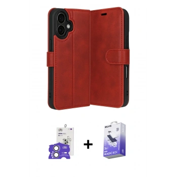 MARSİLYAN™- iPhone 17 Kılıf Siluet Işık Serisi - Siyah Bilvis 5in1 5D Magic Hayalet Cam Ekran Koruyucu + Bilvis Titan Kamera Lens - GS