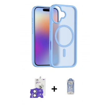 MARSİLYAN™- iPhone 17 Kılıf Siluet Minimal Prime - Siyah Joko Magic 5D Cam + Bilvis Titan Kamera Lens - AKYL