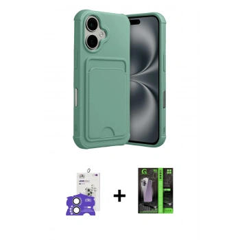 MARSİLYAN™- iPhone 17 Kılıf Vadi Çizgi Prime - Şeffaf 360 Full Body Arka Koruyucu + Bilvis Titan Kamera Lens - AKYL