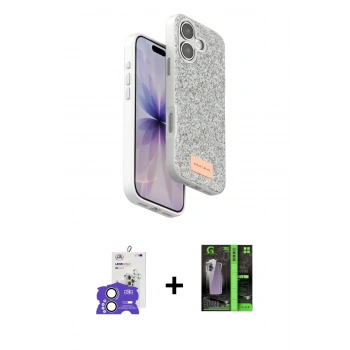 MARSİLYAN™- iPhone 17 Kılıf Vadi Klasik Serisi - Şeffaf 360 Full Body Arka Koruyucu + Bilvis Titan Kamera Lens - AKYL