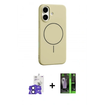 MARSİLYAN™- iPhone 17 Kılıf Yankı Form Serisi - Siyah 360 Mat Full Body Arka Koruyucu + Bilvis Titan Kamera Lens - SH