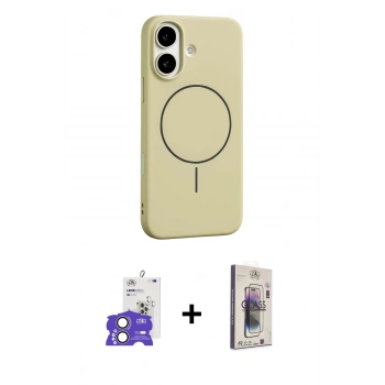 MARSİLYAN™- iPhone 17 Kılıf Yankı Form Serisi - Siyah Bilvis 3D Cam Ekran Koruyucu + Bilvis Titan Kamera Lens - AKYL