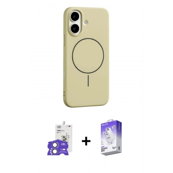 MARSİLYAN™- iPhone 17 Kılıf Yankı Form Serisi - Siyah Bilvis 5in1 3D Magic Cam Ekran Koruyucu + Bilvis Titan Kamera Lens - LA