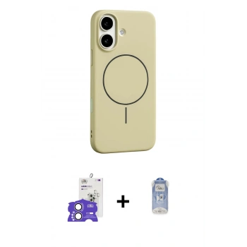 MARSİLYAN™- iPhone 17 Kılıf Yankı Form Serisi - Siyah Joko Magic 5D Cam + Bilvis Titan Kamera Lens - LA