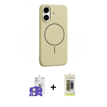 MARSİLYAN™- iPhone 17 Kılıf Yankı Form Serisi - Siyah Joko Magic 5D Hayalet Cam + Bilvis Titan Kamera Lens - GS