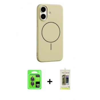 MARSİLYAN™- iPhone 17 Kılıf Yankı Form Serisi - Siyah Joko Magic 5D Hayalet Cam + Raze Metal Kamera Lens - GI
