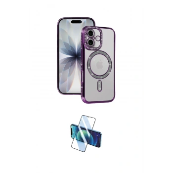 MARSİLYAN™- iPhone 17 Kılıf Zirve Doku Prime - Siyah 3D Antistatik Seramik Nano Ekran Koruyucu