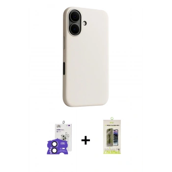MARSİLYAN™- iPhone 17 Kılıf Zirve Modern Prime - Siyah Joko Magic 5D Hayalet Cam + Bilvis Titan Kamera Lens - SH