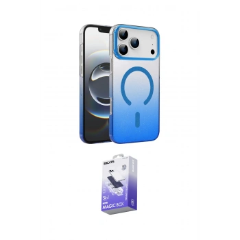 MARSİLYAN™- iPhone 17 Pro Kılıf Ahenk Doku Özel Seri - Siyah Bilvis 5in1 5D Magic Hayalet Cam Ekran Koruyucu