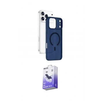 MARSİLYAN™- iPhone 17 Pro Kılıf Ahenk Minimal Serisi - Siyah Bilvis 5in1 5D Magic Hayalet Cam Ekran Koruyucu