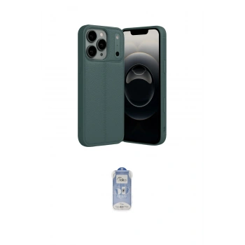 MARSİLYAN™- iPhone 17 Pro Kılıf Doruk Klasik Özel Seri - Siyah Joko Magic 5D Cam