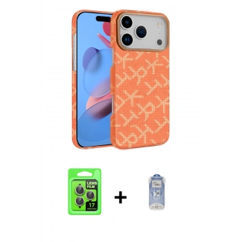 MARSİLYAN™- iPhone 17 Pro Kılıf Doruk Serisi - Siyah Joko Magic 5D Cam + Raze Metal Kamera Lens - GI