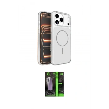 MARSİLYAN™- iPhone 17 Pro Kılıf Kutup Doku Serisi - Şeffaf 360 Full Body Arka Koruyucu