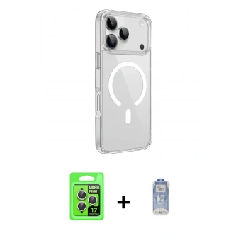 MARSİLYAN™- iPhone 17 Pro Kılıf Kutup Klasik Serisi - Siyah Joko Magic 5D Cam + Raze Metal Kamera Lens - GS