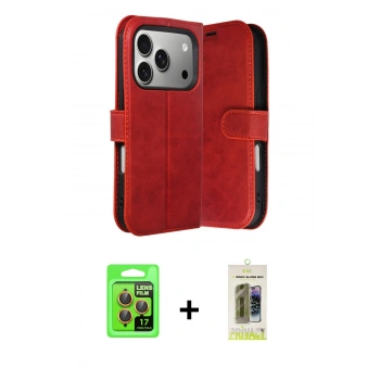 MARSİLYAN™- iPhone 17 Pro Kılıf Siluet Işık Serisi - Siyah Joko Magic 5D Hayalet Cam + Raze Metal Kamera Lens - TU