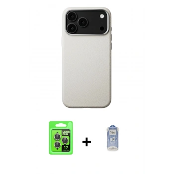 MARSİLYAN™- iPhone 17 Pro Kılıf Zirve Modern Prime - Siyah Joko Magic 5D Cam + Raze Metal Kamera Lens - GI