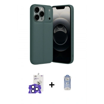 MARSİLYAN™- iPhone 17 Pro Max Kılıf Doruk Klasik Özel Seri - Siyah Joko Magic 5D Cam + Bilvis Titan Kamera Lens - LT