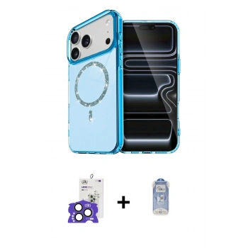 MARSİLYAN™- iPhone 17 Pro Max Kılıf Kıvılcım Form Prime - Siyah Joko Magic 5D Cam + Bilvis Titan Kamera Lens - NLGY