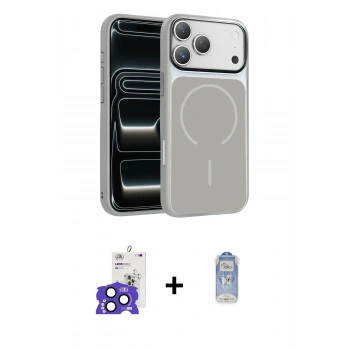 MARSİLYAN™- iPhone 17 Pro Max Kılıf Kıvılcım Klasik - Siyah Joko Magic 5D Cam + Bilvis Titan Kamera Lens - LT