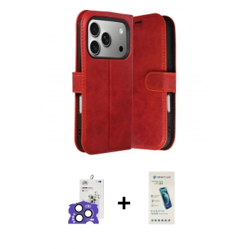MARSİLYAN™- iPhone 17 Pro Max Kılıf Siluet Işık Serisi - Şeffaf Pasifik Cam Ekran Koruyucu + Bilvis Titan Kamera Lens - NLGY