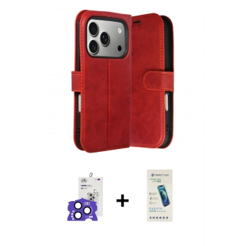 MARSİLYAN™- iPhone 17 Pro Max Kılıf Siluet Işık Serisi - Şeffaf Pasifik Cam Ekran Koruyucu + Bilvis Titan Kamera Lens - LT