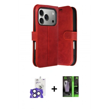 MARSİLYAN™- iPhone 17 Pro Max Kılıf Siluet Işık Serisi - Siyah 360 Mat Full Body Arka Koruyucu + Bilvis Titan Kamera Lens - NLGY