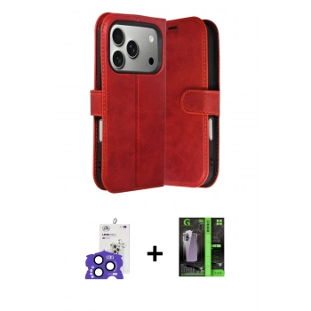 MARSİLYAN™- iPhone 17 Pro Max Kılıf Siluet Işık Serisi - Siyah 360 Mat Full Body Arka Koruyucu + Bilvis Titan Kamera Lens - LT