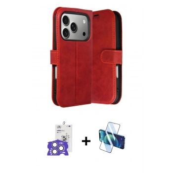 MARSİLYAN™- iPhone 17 Pro Max Kılıf Siluet Işık Serisi - Siyah 3D Antistatik Seramik Nano Ekran Koruyucu + Bilvis Titan Kamera Lens - GS