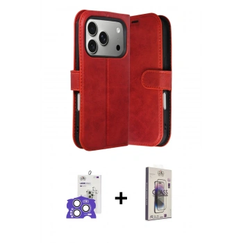 MARSİLYAN™- iPhone 17 Pro Max Kılıf Siluet Işık Serisi - Siyah Bilvis 3D Cam Ekran Koruyucu + Bilvis Titan Kamera Lens - GS