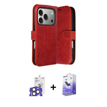 MARSİLYAN™- iPhone 17 Pro Max Kılıf Siluet Işık Serisi - Siyah Bilvis 5in1 5D Magic Hayalet Cam Ekran Koruyucu + Bilvis Titan Kamera Lens - NLGY