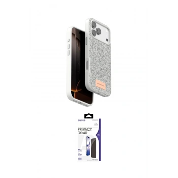MARSİLYAN™- iPhone 17 Pro Max Kılıf Vadi Klasik Serisi - Siyah Bilvis 3X AR Hayalet Cam Ekran Koruyucu