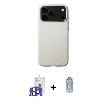 MARSİLYAN™- iPhone 17 Pro Max Kılıf Zirve Modern Prime - Siyah Joko Magic 5D Cam + Bilvis Titan Kamera Lens - NLGY
