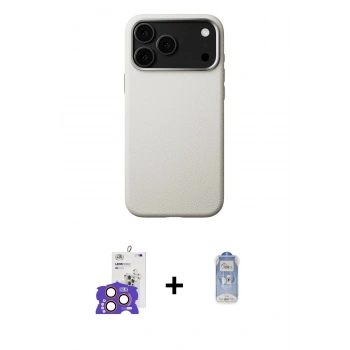 MARSİLYAN™- iPhone 17 Pro Max Kılıf Zirve Modern Prime - Siyah Joko Magic 5D Cam + Bilvis Titan Kamera Lens - TU