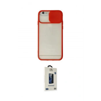 MARSİLYAN™- iPhone 6 Kılıf Vadi Çizgi - Siyah Bilvis Hayalet Cam Ekran Koruyucu